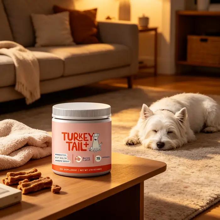 Complément alimentaire en poudre probiotique pour chien, améliore l'appétit, favorise le péristaltisme gastro-intestinal, soutient la santé intestinale de l'animal, particules 100g