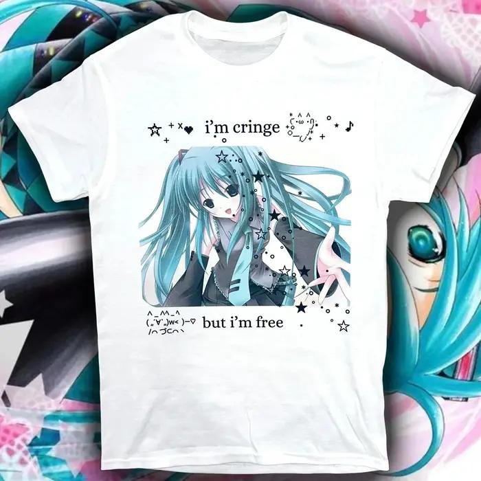 T-shirt Mode Y2K Anime Japonais Femme Décontracté Style Harajuku Occasions Spéciales