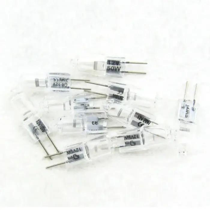 10 pièces G4 ampoule halogène 12V 5W 10W 20W 35W 50W G4 ampoules halogènes Globe lumineux Lot JC bi-