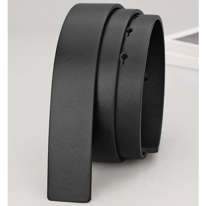 Sangle de ceinture en cuir de vache pur