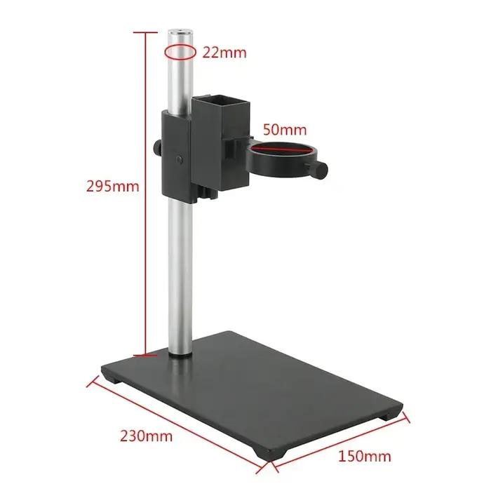 Support de microscope vidéo industriel réglable avec anneau de focalisation 42mm 50mm, support de bu
