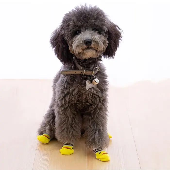 Chaussettes antidérapantes en mélange de coton pour chiens protection des pattes traction contrôle plancher en bois dur occasions spéciales chiens petits moyens animaux de compagnie