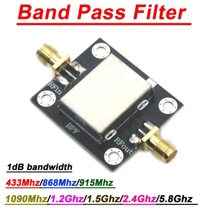 Filtre passe-bande BPF 433Mhz ~ 5.8Ghz, 868Mhz 915Mhz 1.5Ghz 2.4Ghz, filtre LC passe-bande, talkie-w