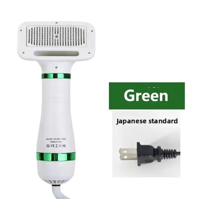 Sèche-cheveux 2-en-1 pour animaux de compagnie : Souffleur portable pour chien, peigne détachable, f