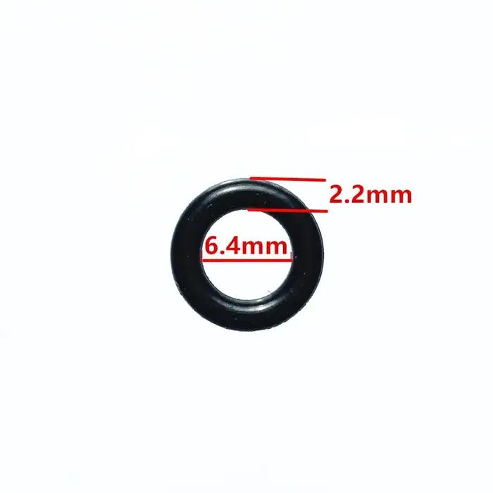 6.4*2.2mm 200 pièces orings en caoutchouc pour Delphi GDI joint supérieur oring kits de réparation d