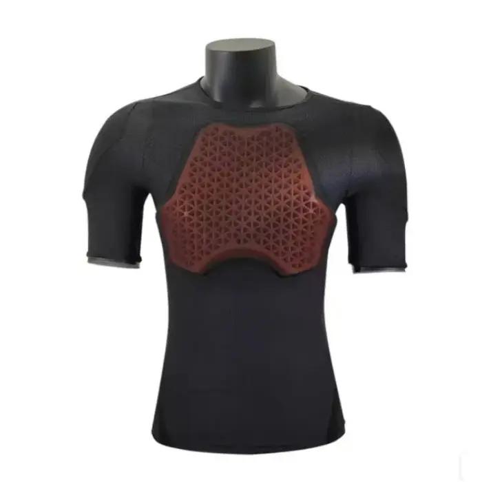 Veste de moto en élasthanne et nylon avec protection de poitrine pour hommes et femmes pour les voyages quotidiens et les sorties tout-terrain