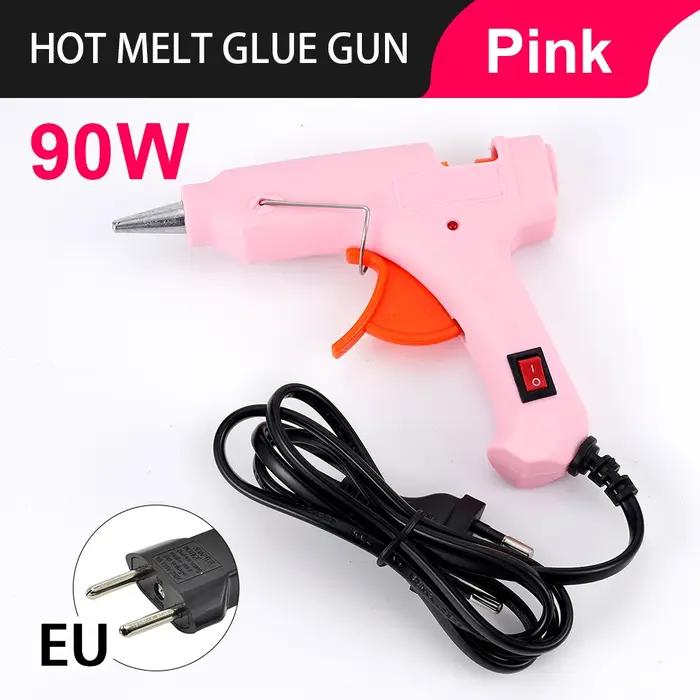 Pistolet à colle thermofusible 90W avec interrupteur pour bâton