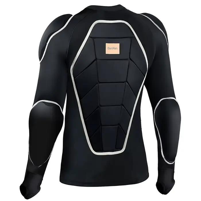 Veste de ski d'hiver, vêtements de Snowboard, armure corporelle, dos, poitrine, sous-vêtements chauds pour hommes, combinaison de protection pour moto et snowboard