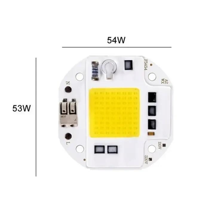AC 110V 220V haute puissance 50W 70W 100W puce LED COB pour projecteur pas besoin de pilote lampe à