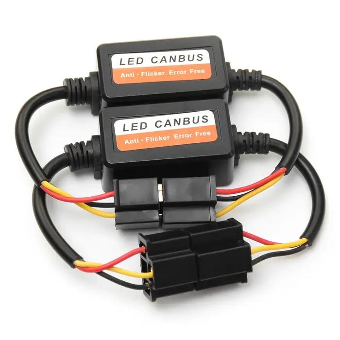 1 Paire de Décodeurs LED Canbus Haute Performance pour Voiture, Résistances Anti-Étincellement H4 Sa