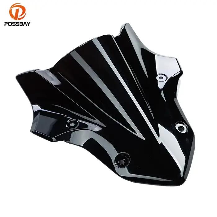 Pare-Brise de Moto Noir, Déflecteur de Vent pour Kawasaki Z900 2017 2018 2019 ABS, Accessoires