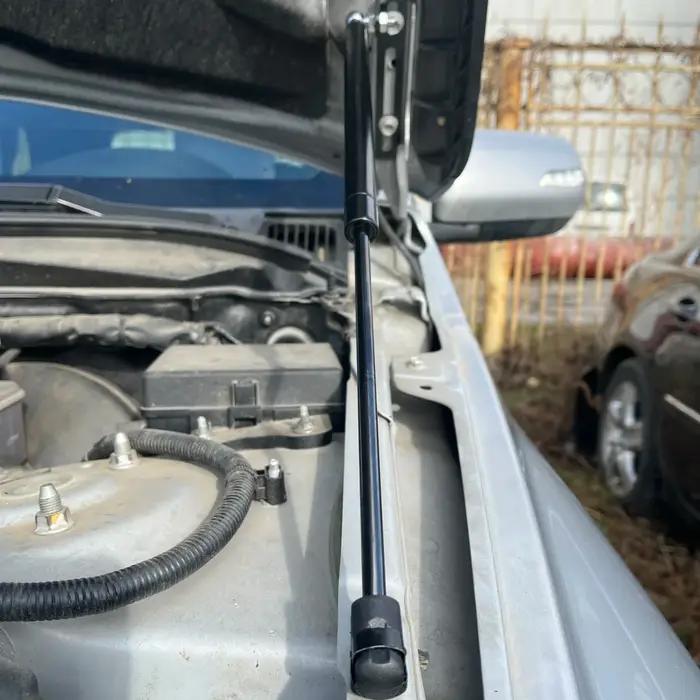 Couvercle de moteur avant de voiture, 2 pièces, capot, entretoises à gaz, tiges de Support de levage