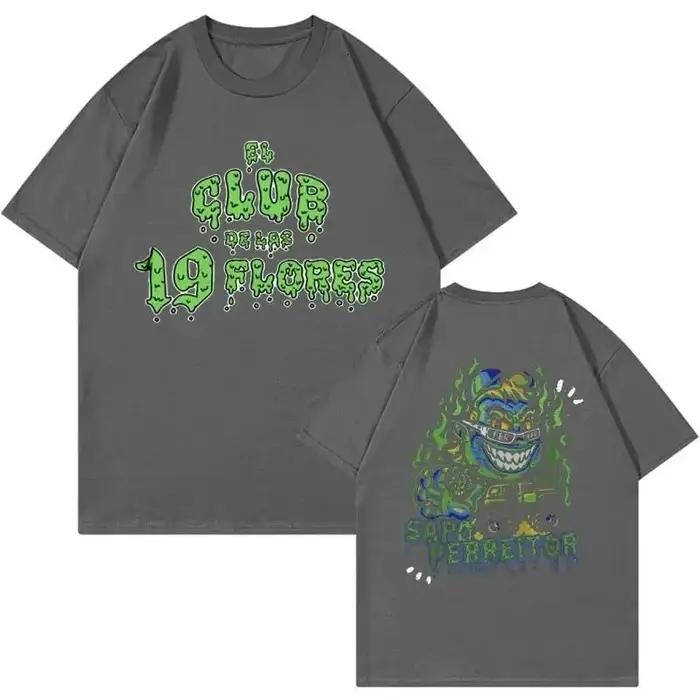 Ferxxo No Le Temas A La Oscuridad T-shirt décontracté pour homme de haute qualité 100% coton coupe ample toutes saisons streetwear