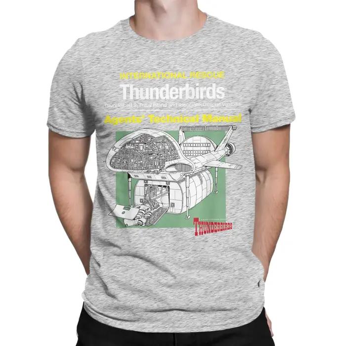 Créatif Thunderbird 2 Firefly Agents manuel technique T-Shirt hommes col rond 100% coton