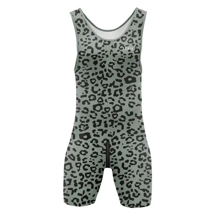 Nouveaux hommes Performance lutte Singlet costume vêtements de sport ensembles de course boxe PowerLifting fer Fitnes