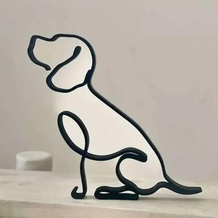 Sculpture d'art créatif en métal