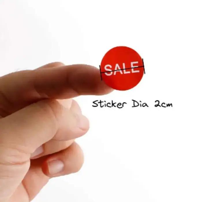 Étiquette de Vente Ronde Auto-Adhésive de 2cm