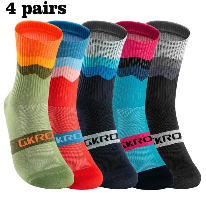 Chaussettes compression chasse 4 paires - Chaussettes de sport maintien pour activités outdoor