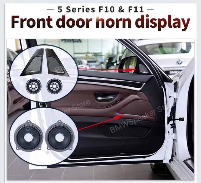 Haut-parleurs de porte avant de voiture pour BMW série 5 F10 F11 Tweeter, accessoires de haute quali