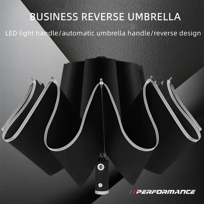 Parapluie existent avec Rayures de Moulage, Lumière LED, pour BMW X5 E53 E70 F15 G05 X6 E71 E72 F16