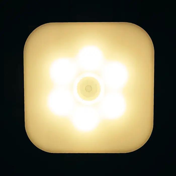 Veilleuse avec prise ue capteur de mouvement intelligent LED lampe de nuit capteur de mouvement lumi