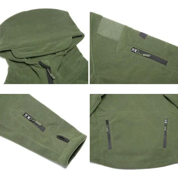 Veste à capuche polaire pour homme