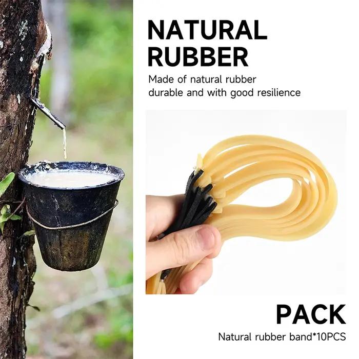 4 pièces 2.0mm épaissi puissant fronde élastique spécial pour la chasse Sport haute qualité Latex él