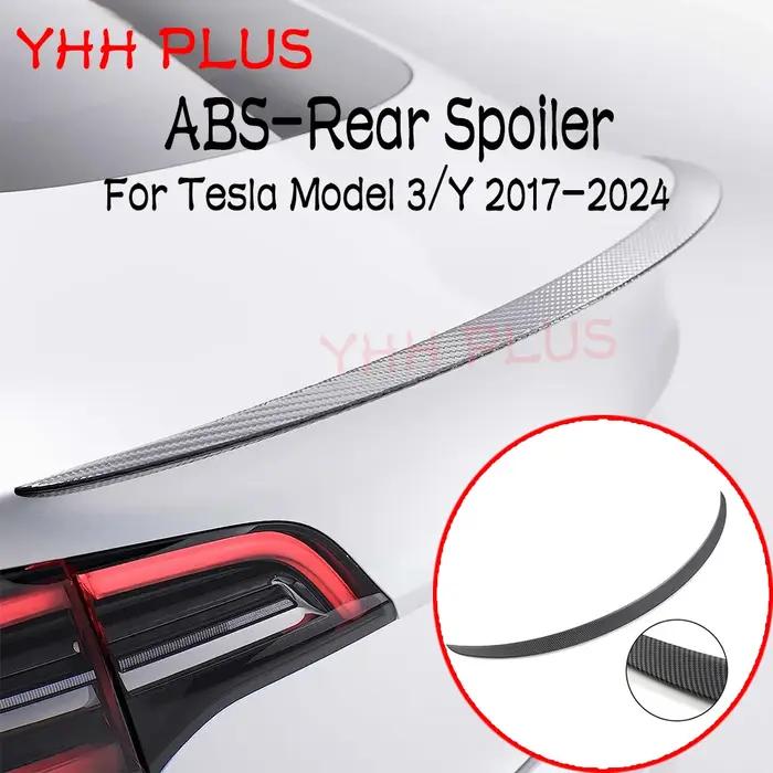Accessoire sportif pour Tesla Model 3 et Model Y Spoiler Trunk Juniper 2025 ABS Noir Blanc Argent Bronze Blanc Brillant Gris Foncé Gris Clair Jaune Bleu Marine Bleu Fuchsia Bourgogne Brun Ivoire Lavande Occasions spéciales pour collectionneurs et passionnés