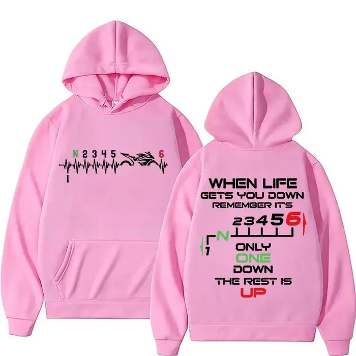 Nouveau sweat à capuche 1N23456 pour motards, motif battement de cœur, pour femmes et hommes, automn