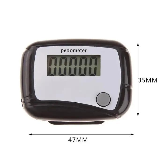 Podomètre portable pour la marche, compteur de pas pour seniors, idéal pour le sport, la course, l'entraînement, la randonnée, le trekking et les voyages
