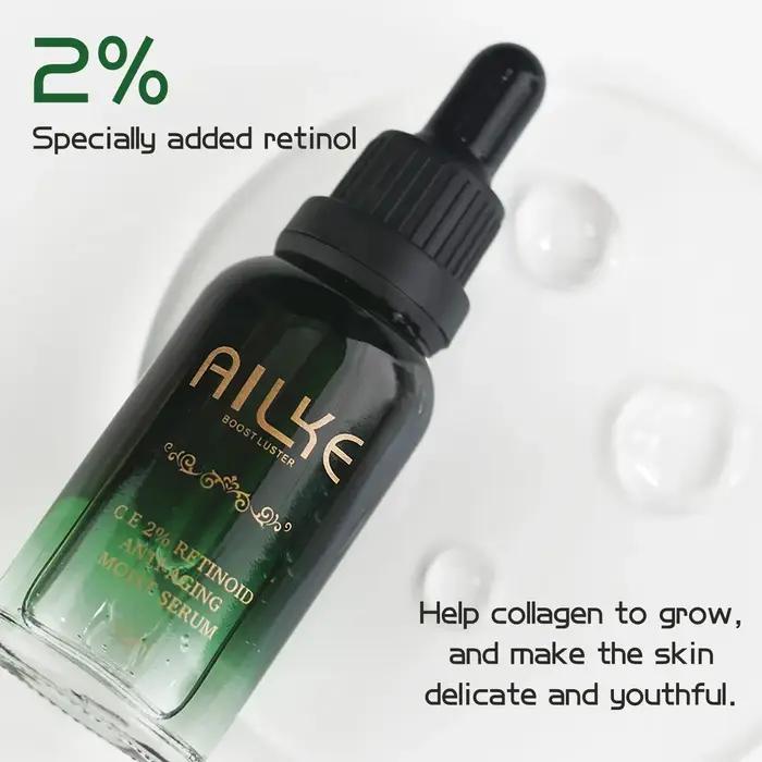 AILKE crème pour le visage anti-taches foncées, avec rétinol, vitamine C, réduit les taches de rouss