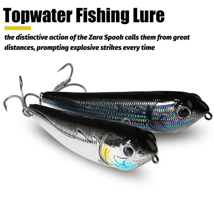 Marcher le chien Topwater leurre de pêche 15g 11 cm flottant crayon appât 3D Swimbait crochet Popper Pesca Wobbler vairon équipement manivelle