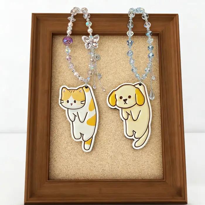 Moule à biscuits Silly Cat and Dog, emporte-pièce de dessin animé, moule à biscuits aimanté pour réfrigérateur, moule à biscuits en argile à presser