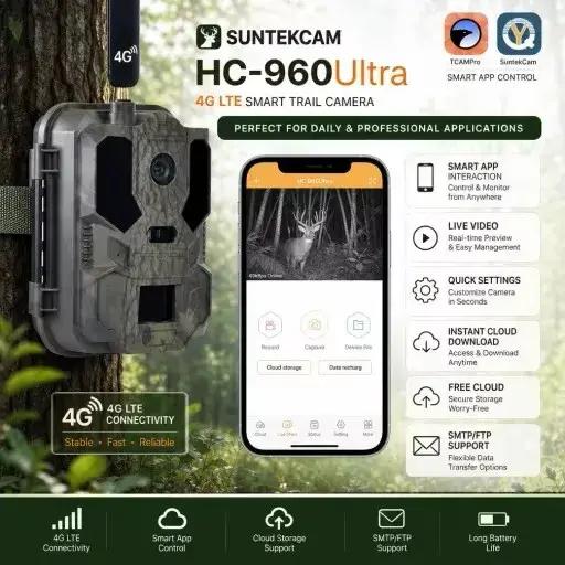 Caméra de chasse 4G LTE avec contrôle par application