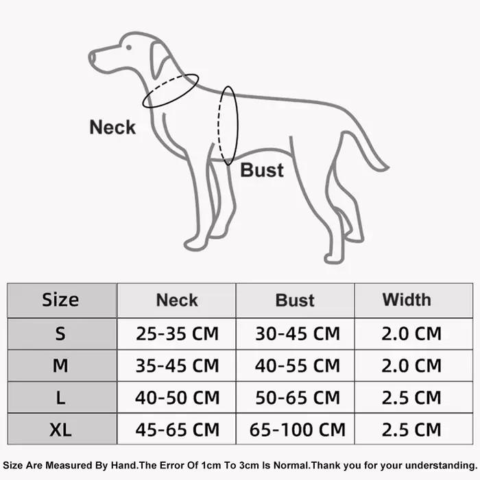 Harnais pour chien taille réglable en coton confortable et durable pour chiens de petite, moyenne et grande taille avec boucle pratique pour promenades en toute saison