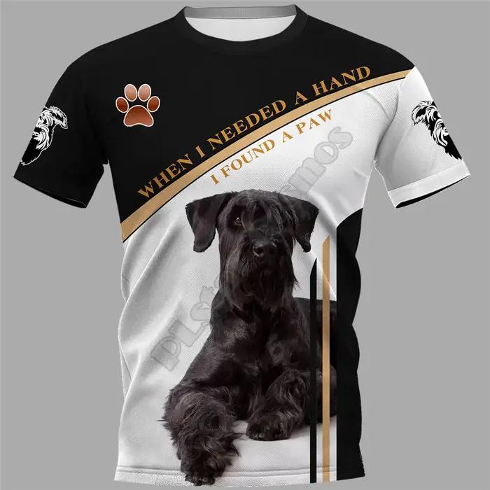 AngiSchnauzer-T-shirt manches courtes pour homme et femme