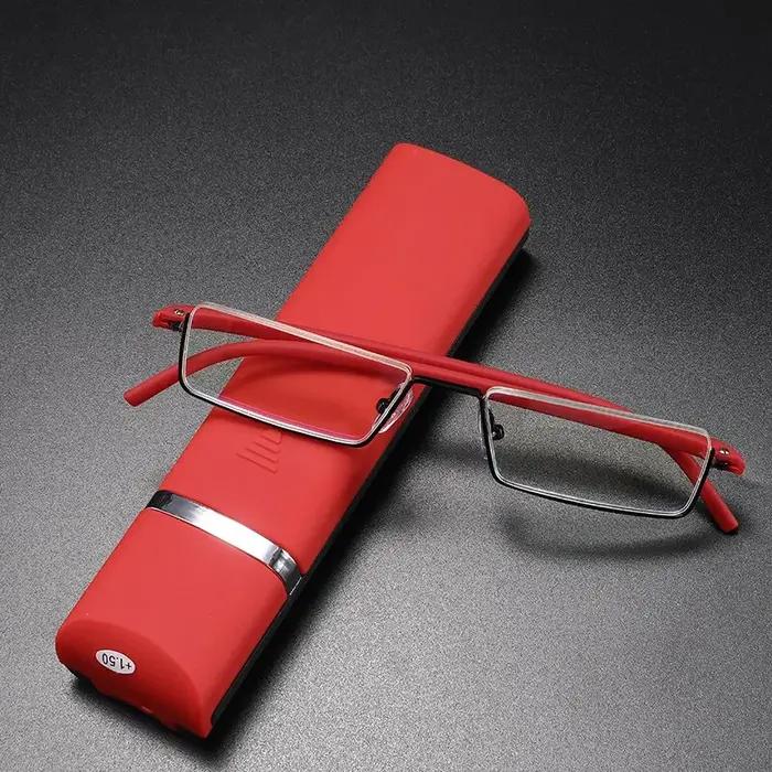 Lunettes de Lecture Anti-Lumière Bleue en Métal pour Homme
