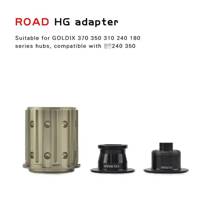 GOLDIX – adaptateur de moyeu de vélo de route en gravier, pour série M370 310 180 pour SHIMANO/SRAM