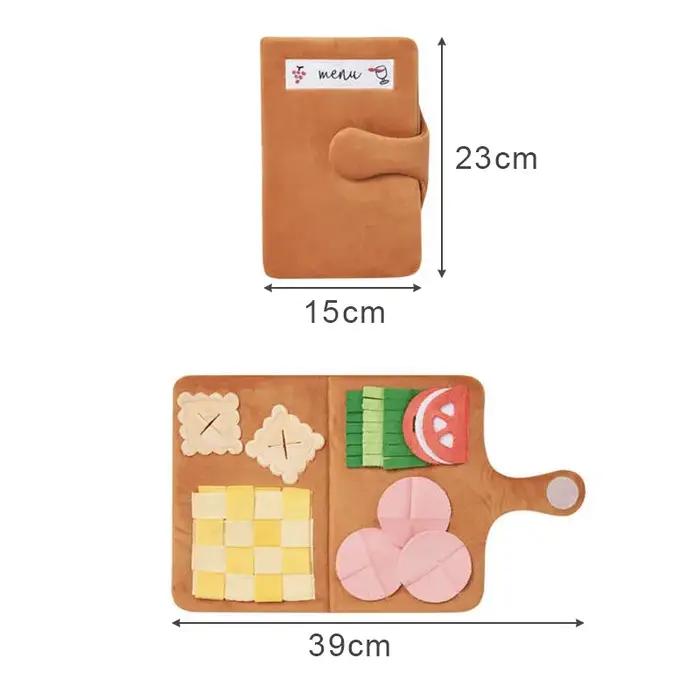 Tapis à reniflage pour chiens puzzle en peluche jouets alimentaires lente bol d'alimentation distributeur de nourriture occuper jouer pour petits et moyens chiens occasions spéciales