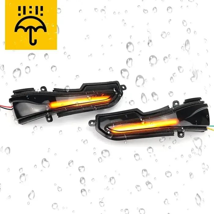 Clignotant LED dynamique pour miroir fluide, 2 pièces, style de voiture pour Infiniti Q30 Q50 Q60 Q7