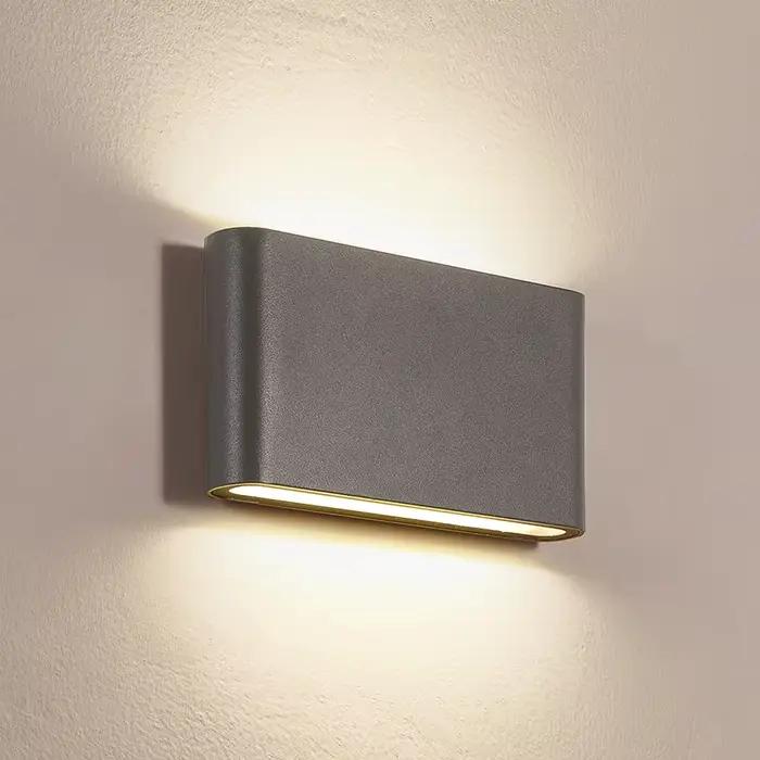 Applique murale nordique en aluminium, Style moderne, éclairage d'intérieur étanche IP65, éclairage