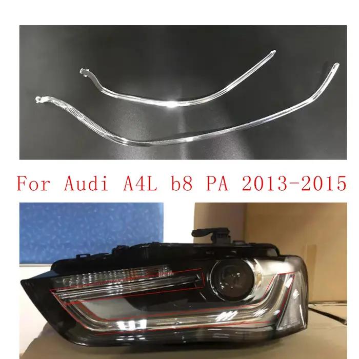 Pour Audi A4L A4 b8 PA 2013-2015 voiture DRL phare lumière plaque de guidage diurne lumière Tube bar