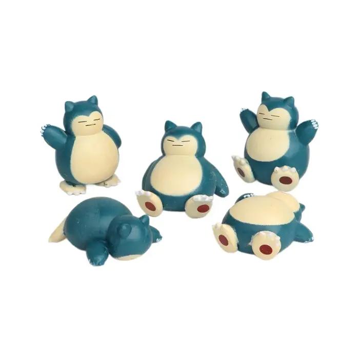 Mini Figurines Ronflex 1.8-3cm 5 Pièces/Lot Décoration de Gâteau Kawaii Occasions Spéciales