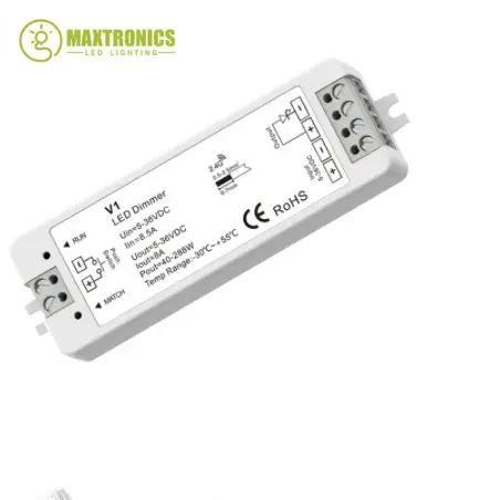 DC12-24V V1 V2 couleur unique CCT LED variateur V3 VP V5-M RGBW RGB + CCT RGB contrôleur 12V CV RF 2