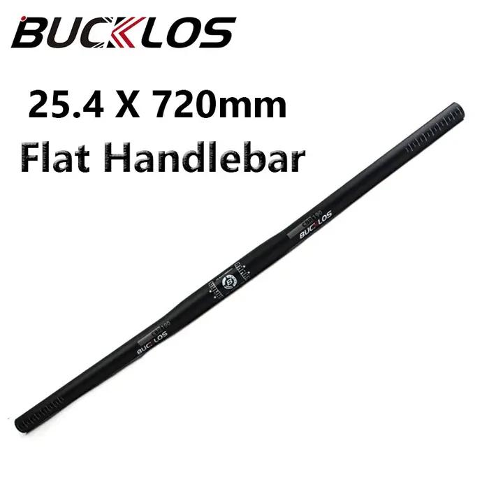 BUCKLOS 31.8mm vtt guidon plein carbone 25.4mm vélo ultraléger Riser barre 660mm 720mm 760mm VTT
