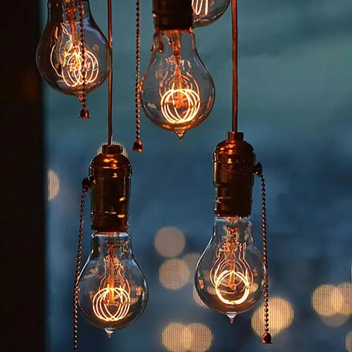 Ampoule Edison Vintage E27 40w 220v ST64 G80 G95, Ampoule Vintage, lampe Edison à incandescence, lam