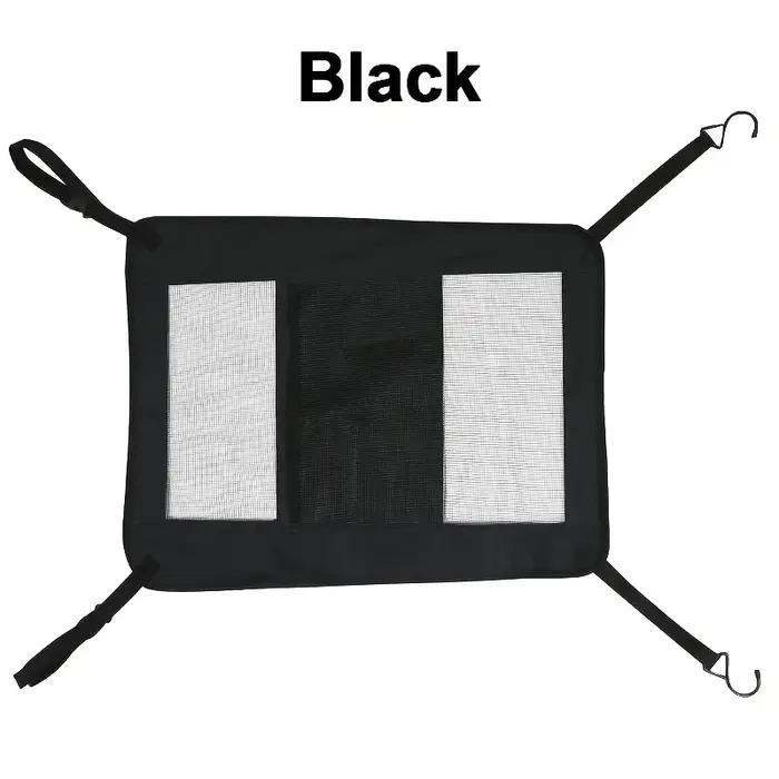 Barrière de voiture pour animaux de compagnie avec sac de rangement automatique en maille de sécurit
