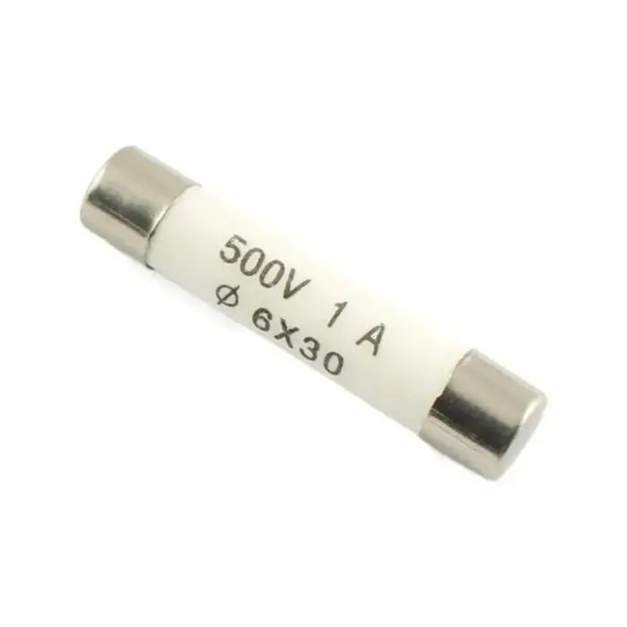 10 pièces cartouche de fusible en céramique RO58 6x30mm 500V F 0.5A 1A 2A 3A 4A 5A 6A 8A 10A 13A 15A 20A 25A 30A soufflage rapide BS1362 6*30mm