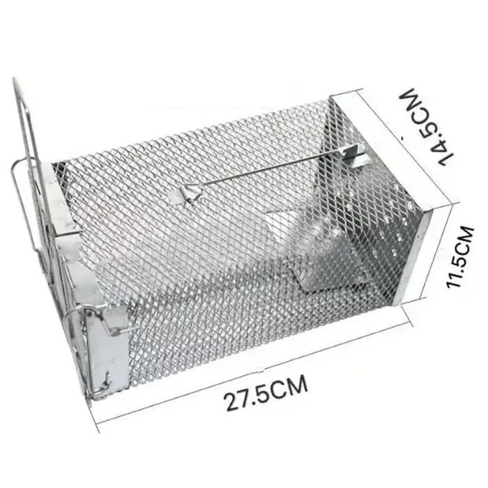 Débarrez les rongeurs avec une cage métallique automatique ; Piègeage efficace des rats pour les gra