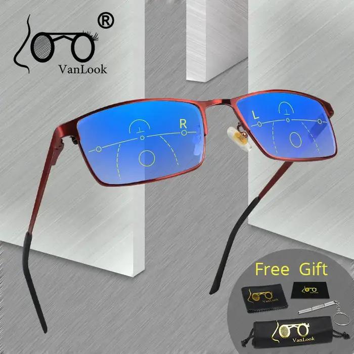 Wars LOOK-Lunettes de lecture multifocales progressives pour hommes et femmes, lunettes d'ordinateur